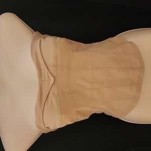 Free People Strapless Corset Crop Top